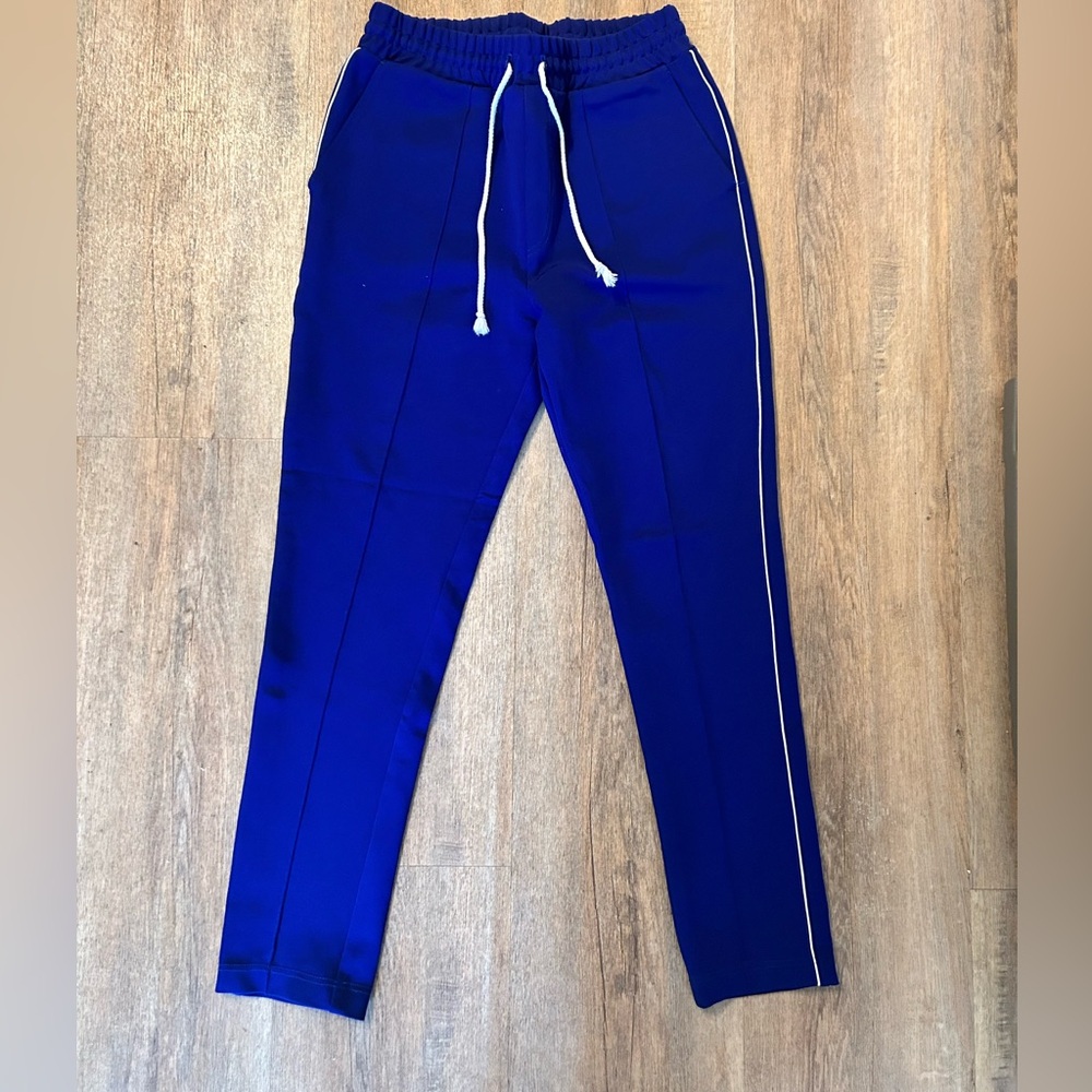 Band of Outsiders electric blue pants